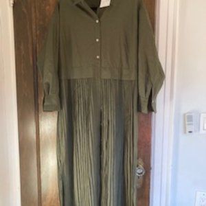 Zara Army Green Dress (With Tags)
